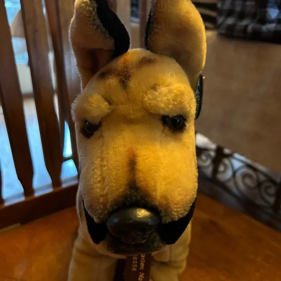 Vintage IKC 24K Polar Puff German Shepherd HTF! EUC!! - Picture 5 of 10